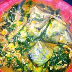 A picture of Okro Soup.
