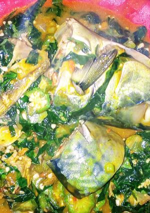 A picture of Okro Soup.