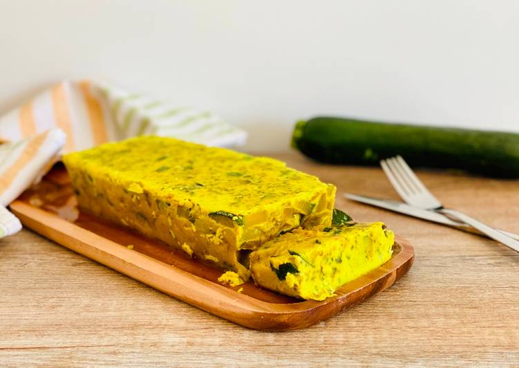 Recette: Flan vegan courgette curry-coco