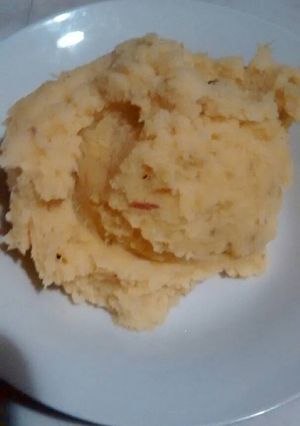 Una foto de Puré de batata