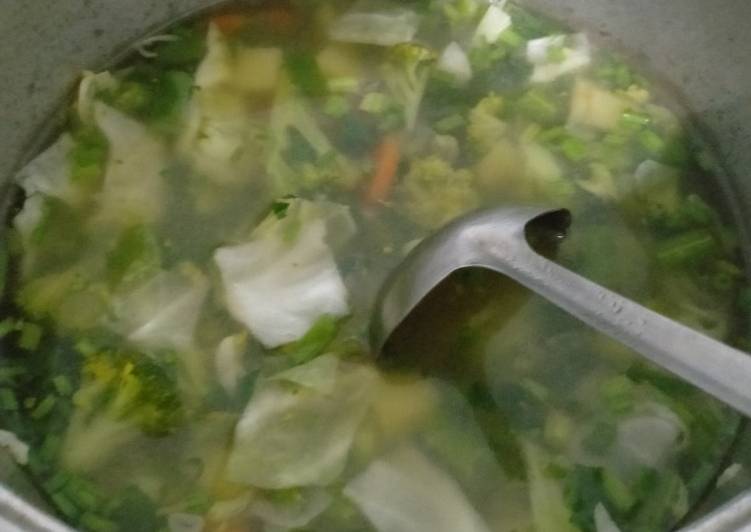 Cara Gampang Menyiapkan Sayur SOP segar, Lezat Sekali