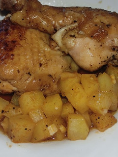 Una foto de Pollo al horno con salsa de soja