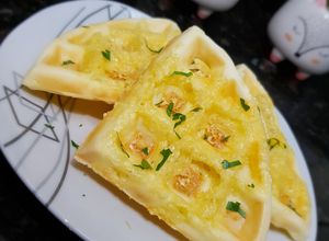 Foto de Waffles de Tapioca com Crosta de Parmesão