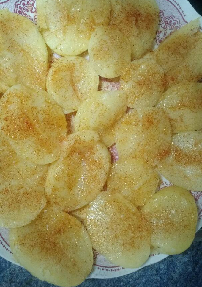 Una foto de Patatas a la gallega al micro