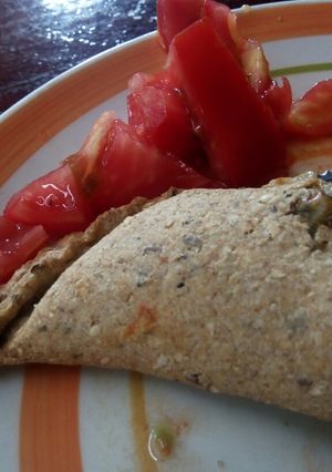 Una foto de Empanadas de espinaca, cebolla y queso integrales! 😈