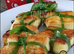Foto de Aperitivo de queijo coalho com cebolinha