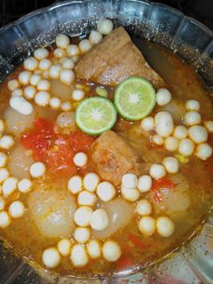 Foto resep Baso aci kuah pedas