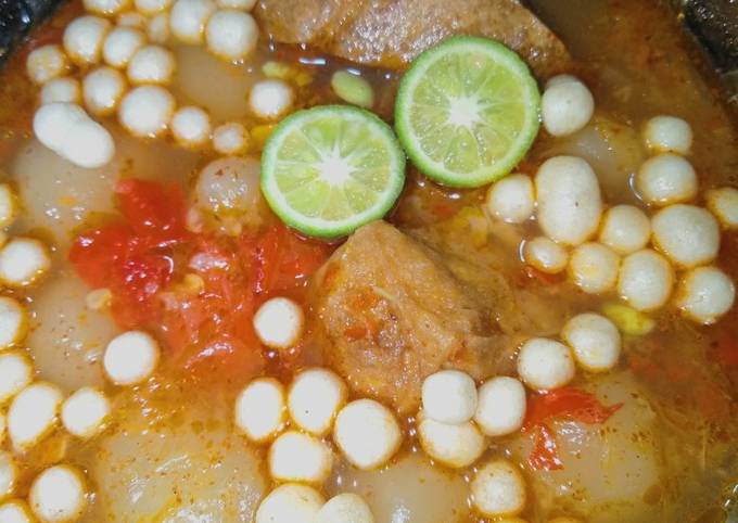 Resep Baso Aci Kuah Pedas Oleh Safitrirahayuu Cookpad