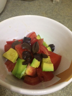 Una foto de Sencilla ensalada de palta
