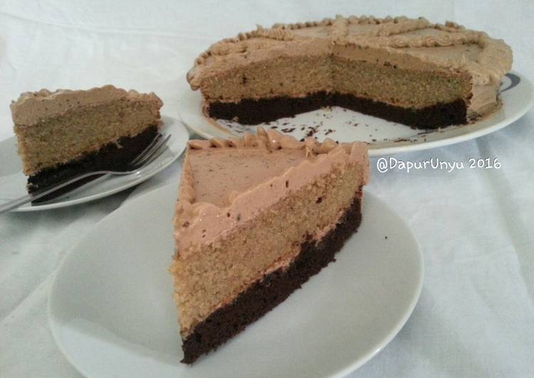 Cara Gampang Menyiapkan Coffee Mocha Walnut - Cake Anti Gagal