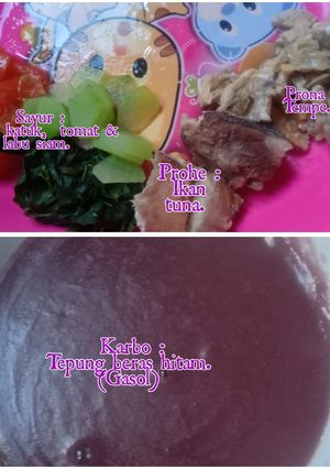 Foto resep Mpasi Day4 Tepung beras hitam