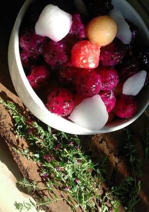 Foto resep Es Bola Buah
