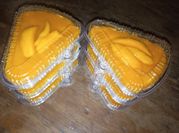 Una foto de cheesecake de mango