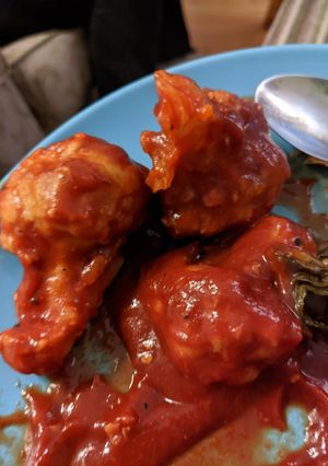 A picture of Bang bang cauliflower.