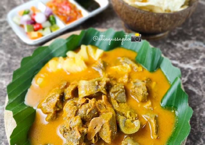 Standar Bagaimana cara membuat Gulai kambing (424) hidangan Idul Adha  lezat