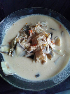 Foto resep Jantung Pisang kuah santan
