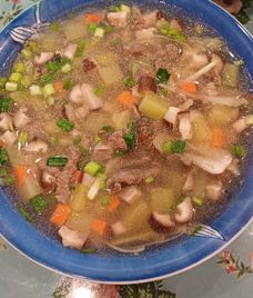 canh thịt bò hành