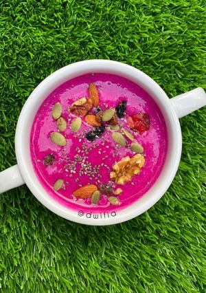 Foto resep Smoothies Buah Naga 🍌🍍🐲