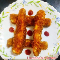 A picture of Paneer Fingers.