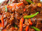 Gambar oseng daging mercon cabe ijo