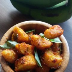 A picture of Raw banana stirfry.