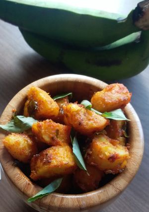 A picture of Raw banana stirfry.