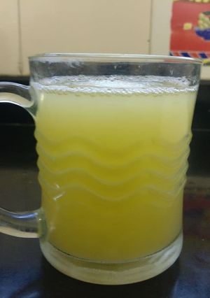 A picture of Raw Mango Pana/Juice#Vegan.