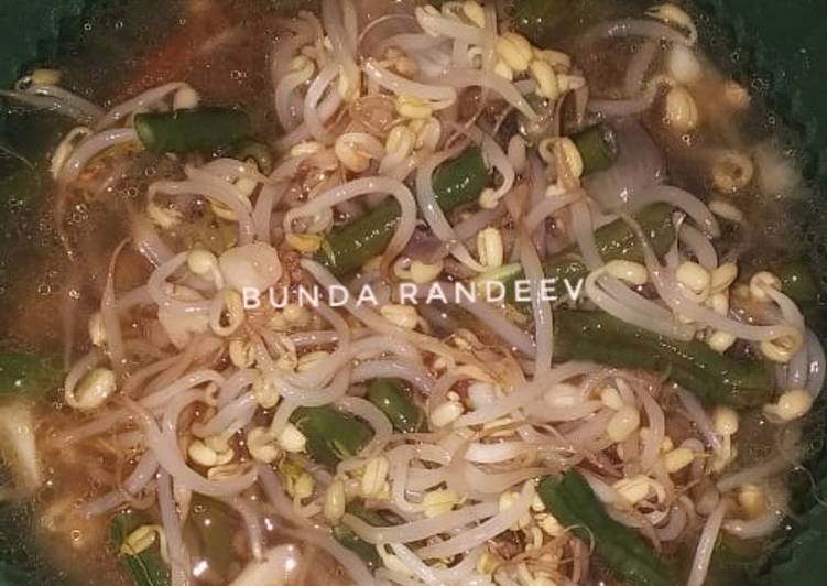 Tumis toge kacang panjang