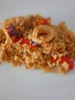Una foto de Arroz con sepia