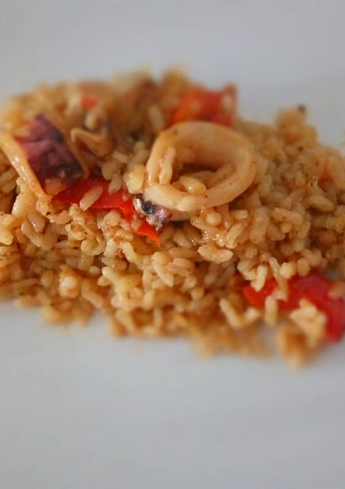 Una foto de Arroz con sepia