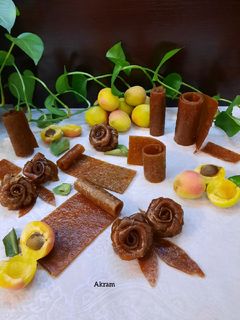 عکسی از دستور لواشک زردآلو