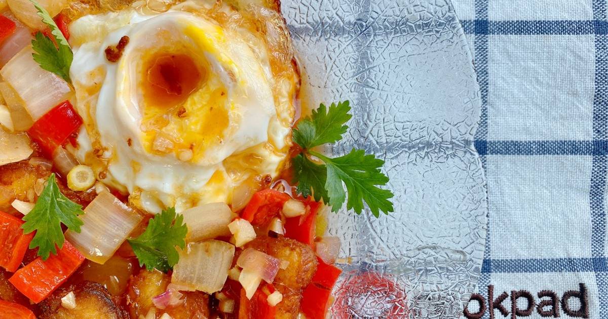 สูตร ไข่ดาวปลาทอดกรอบใบไม้ผลิ / Sweet & sour springdeep fried egg