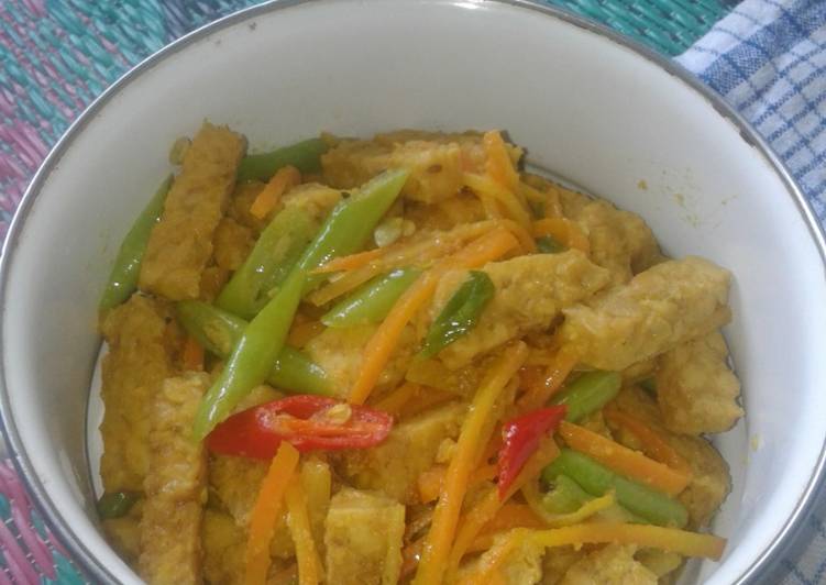 Oseng Tempe Wortel Buncis Bumbu Kuning ?