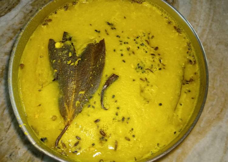 Recipe of Homemade Urad dal in Bengali Style