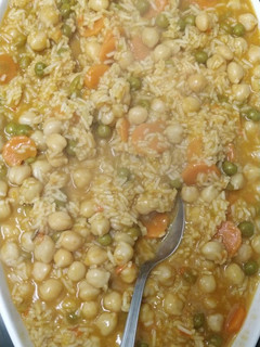 Una foto de Arroz Caldoso de verduras y garbanzos Thermomix