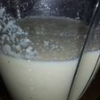 Licuado de banana, manzana y coco