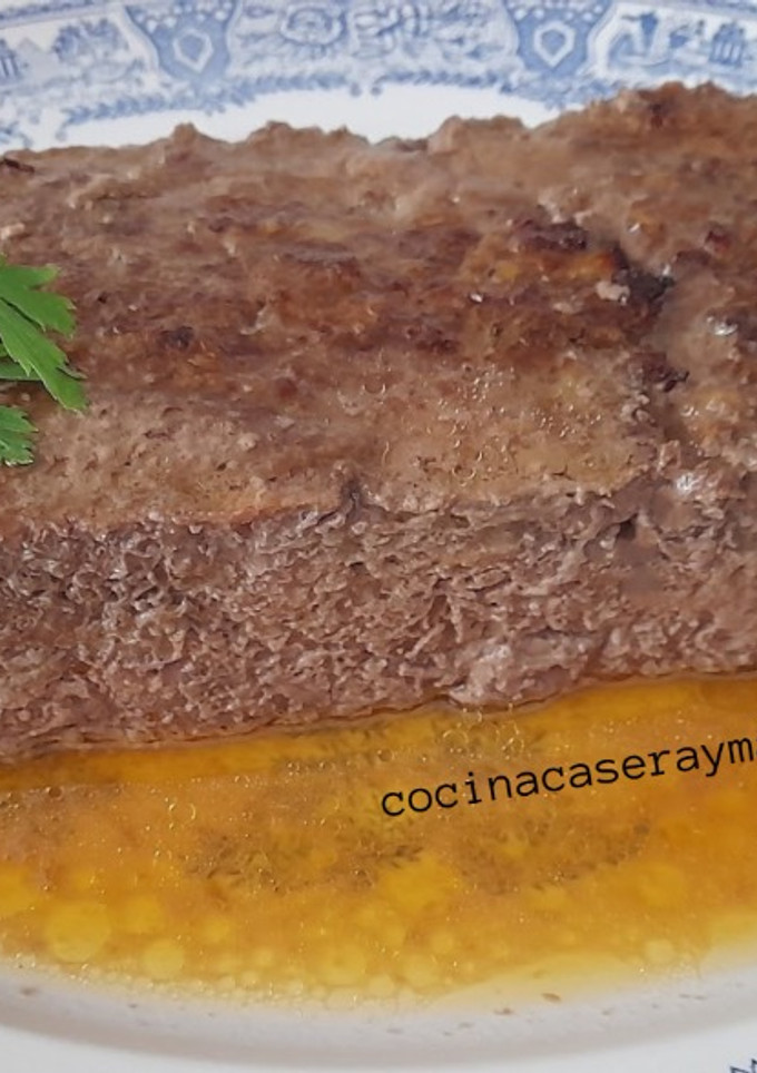 Una foto de Pastel de carne con manzana