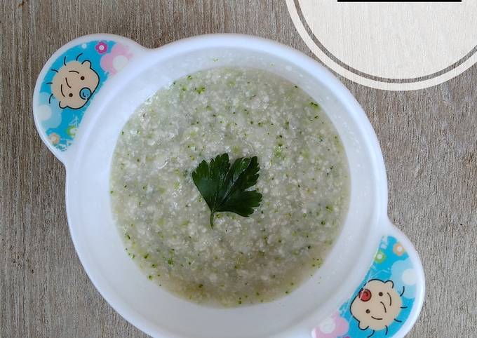 Mpasi 6 bulan // menu lengkap // brokoli ayam tahu