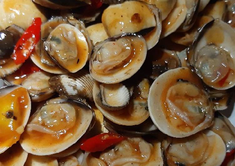 Asam manis kerang tahu