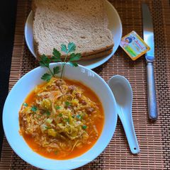 A picture of Golabki or Cabbage Soup.