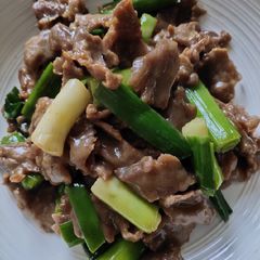 A picture of Spring Onion with Beef.