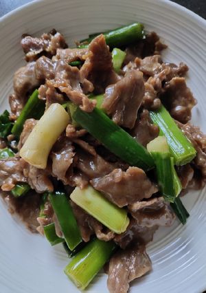 A picture of Spring Onion with Beef.