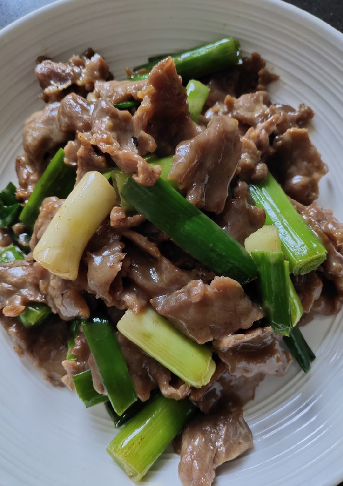 A picture of Spring Onion with Beef.