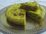 Una foto di torta mele e noci