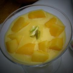 A picture of Mango custard.