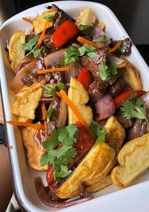 Una foto de Lomito montado