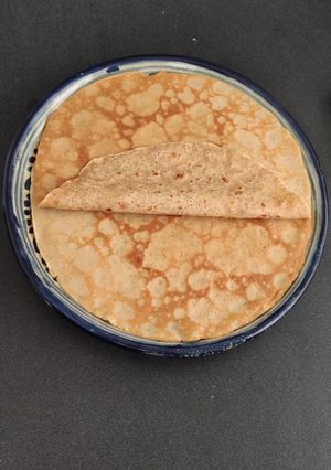 Une photo de Crêpes à la farine complète