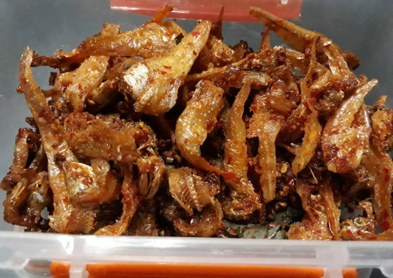Balado Ikan Asin Bulu Ayam