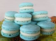 Una foto de merengue de macarons