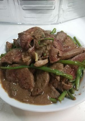 炒豬肝 的食譜成品照片